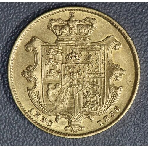 SCARCE 1836 King William 1111 full gold sovereign Copy