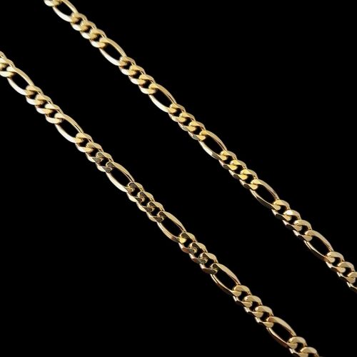 9ct figaro chain