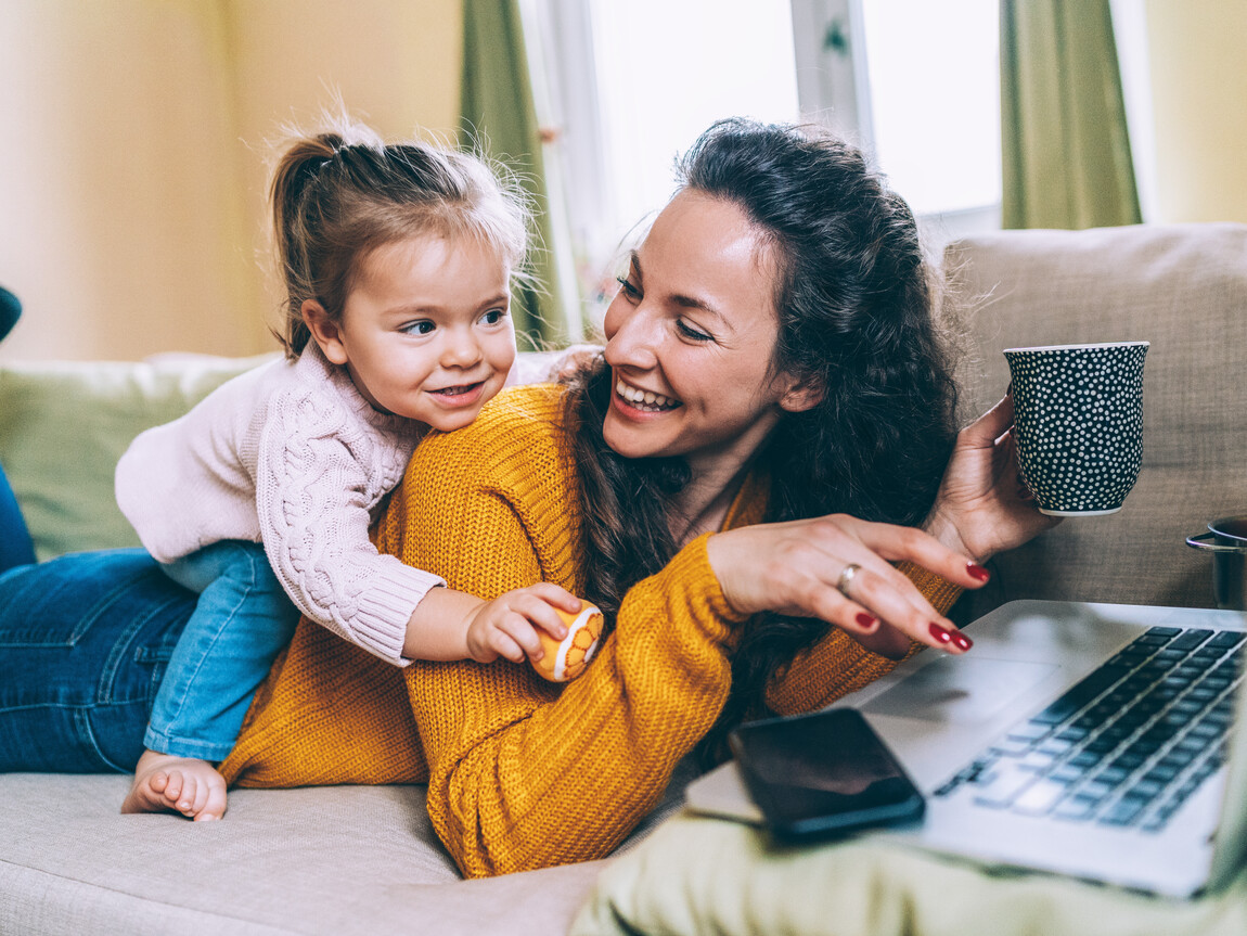 mum doing a life insurance comparison