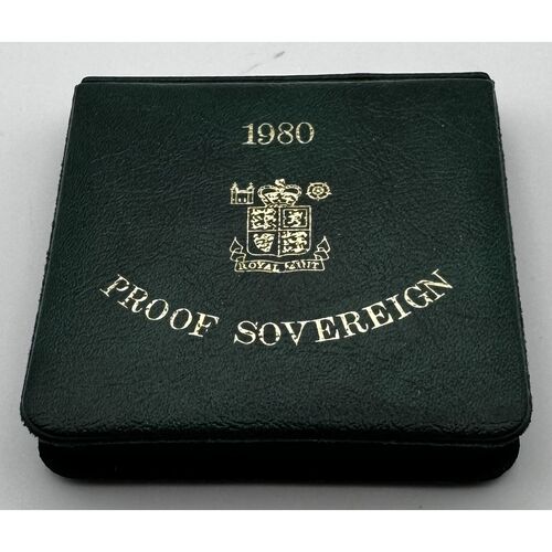 1980 proof full gold sovereign