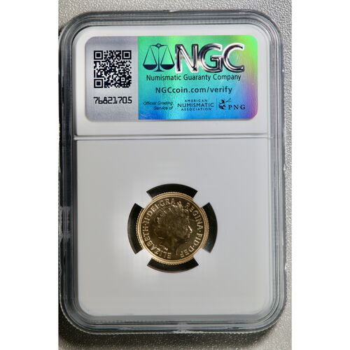 2013 Queen Elizabeth 11 gold half sovereign