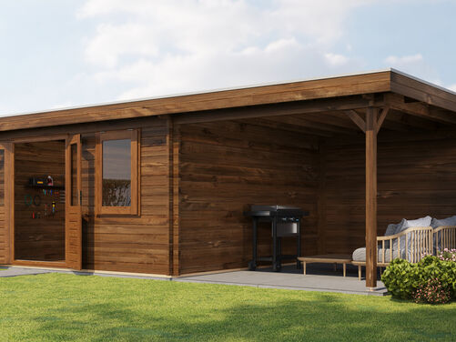 400cm x 400cm + 300cm Veranda