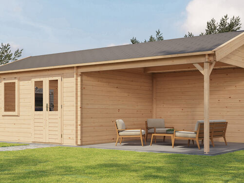 400cm x 400cm + 400cm Veranda