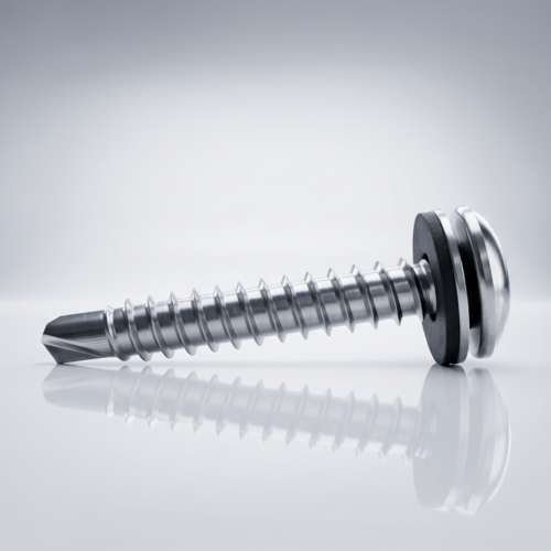 A2 Dome-Head Stitching Screws Bi-metal™ TEK® 3(With Washer)