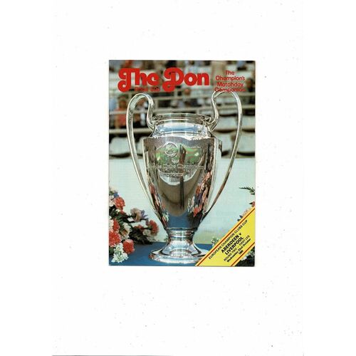 Aberdeen v Liverpool European Cup Football Programme 1980/81