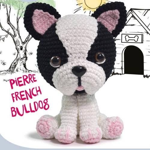 Knitty Critters - Pets - Pierre French Bulldog