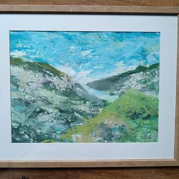 Spring on the cliff