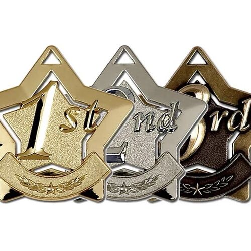 1st, 2nd, and 3rd Place