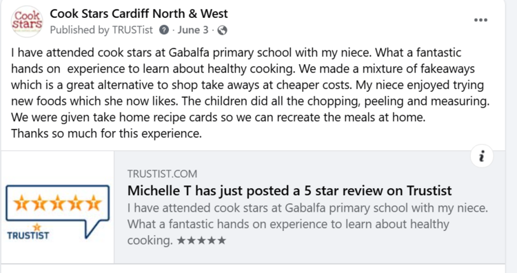 Cook Stars Cardiff North & West School Info