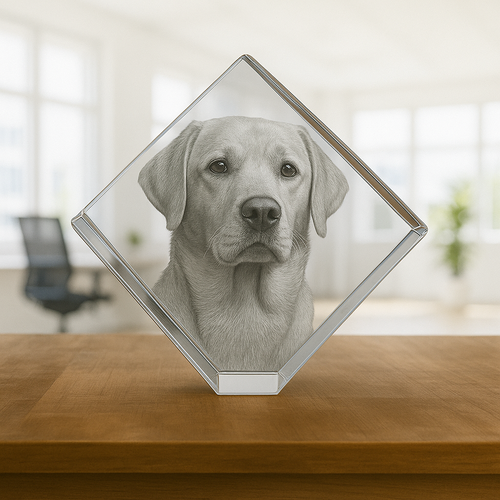 The Amazing 3D lona 8x8x8cm Crystal Cube