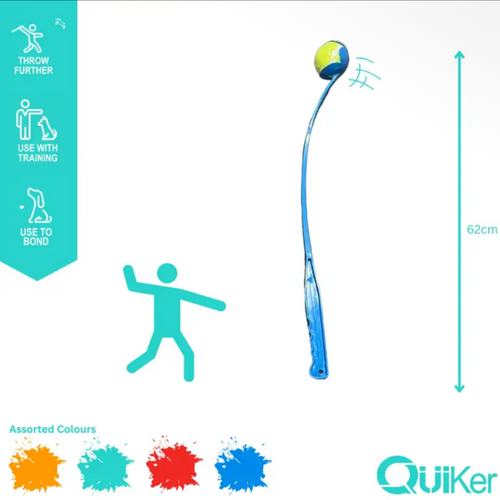 Quiker Tennis Ball Launcher Blue