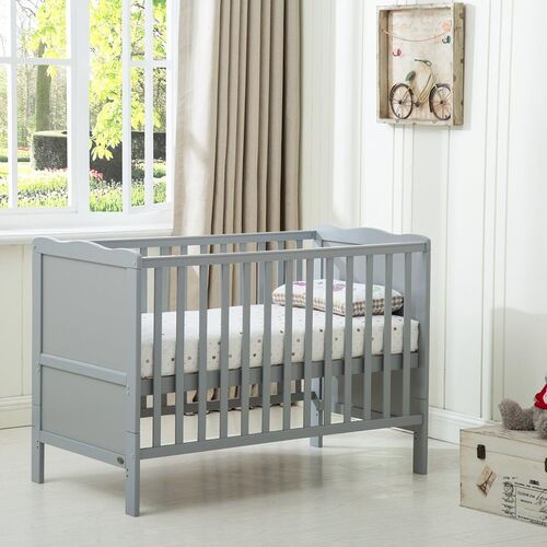 mcc direct Cot Bed Wooden Baby Cot Toddler Bed Premier Aloe Vera Water Repellent Mattress  - Orlando