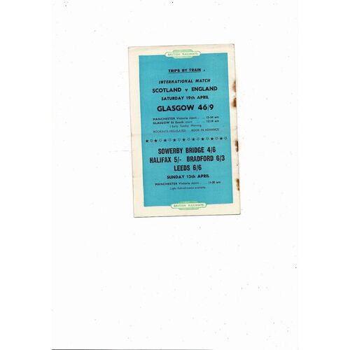 1957/58 Manchester City v Newcastle United Football Programme