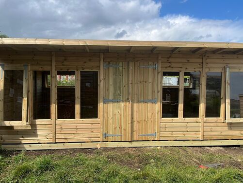 #P076 20x10 Pent Shed