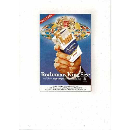 1980 England v Switzerland Football Programme