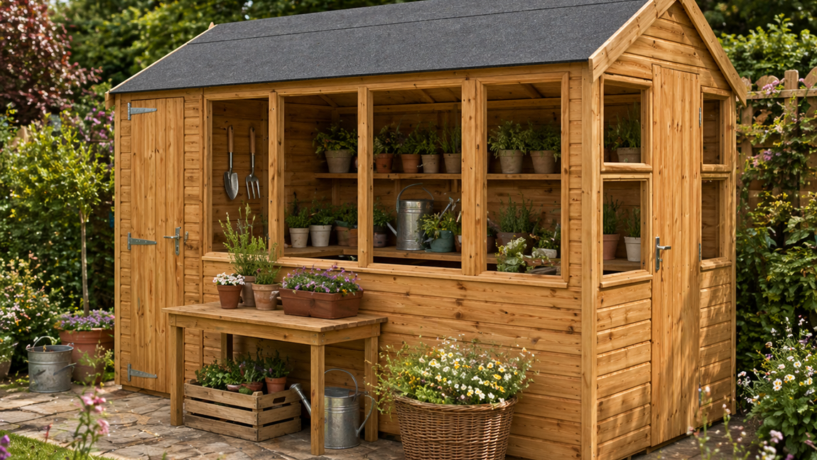Garden Sheds &amp; Potting Sheds Trowbridge | Forever Timber