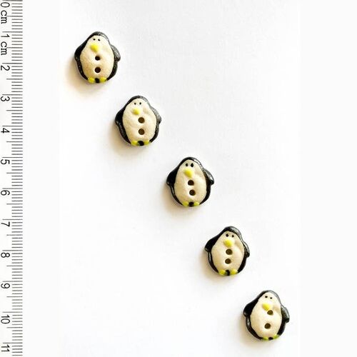 Penguin Buttons by Incomparable Buttons
