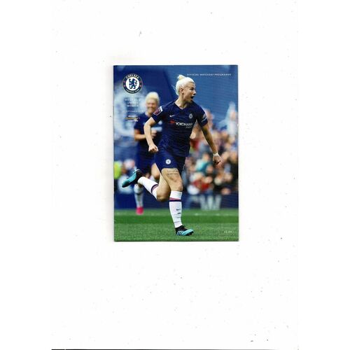 2019/20 Chelsea v West Ham United Womens League Cup Football Programme