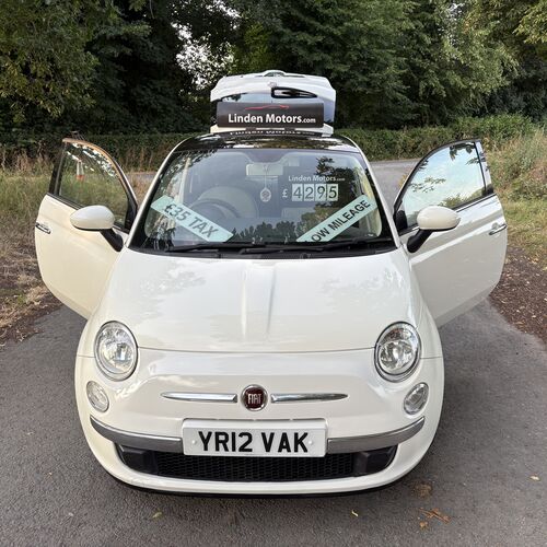 2012 (12) FIAT 500 LOUNGE 1.2 3 DOOR