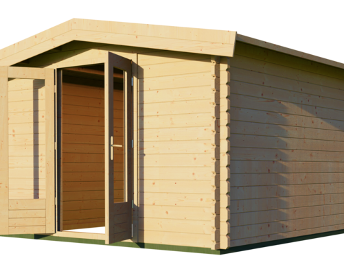 3.5mtr x 3.0mtr Apex Log Cabin Style building
