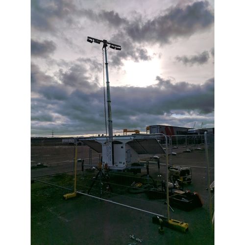 Security for temporary outdoor lighting