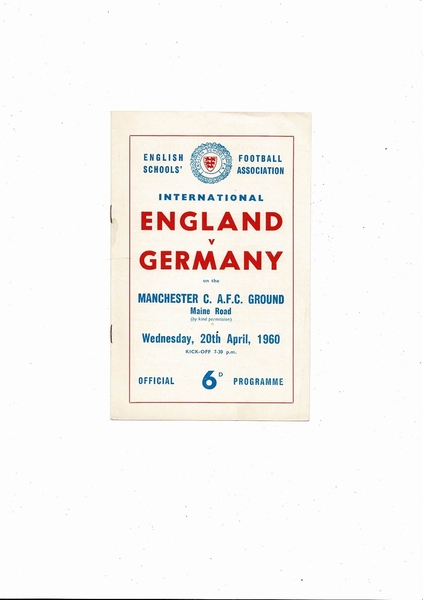 More Football Programmes listed today