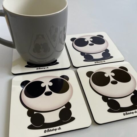 'Panda' Coaster