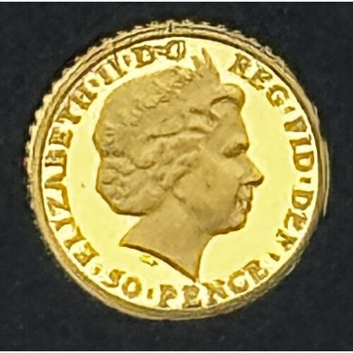 2014 1/40th Gold Proof .999 Britannia Coin 0.8g