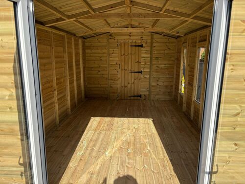 #PVC094 18x10 Apex Summer House