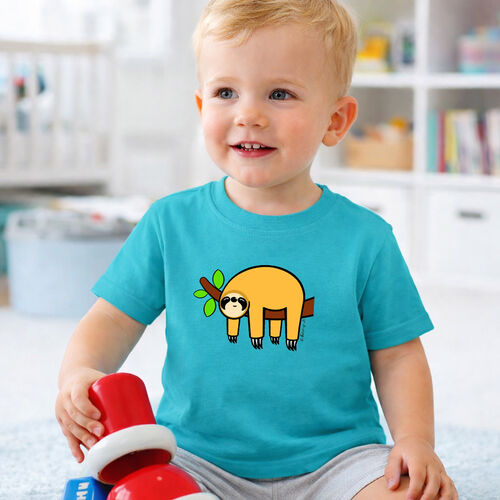 'Orange Sloth' Baby T-Shirt