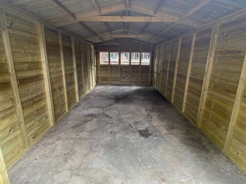 #A082 20x10 Apex Shed Garage