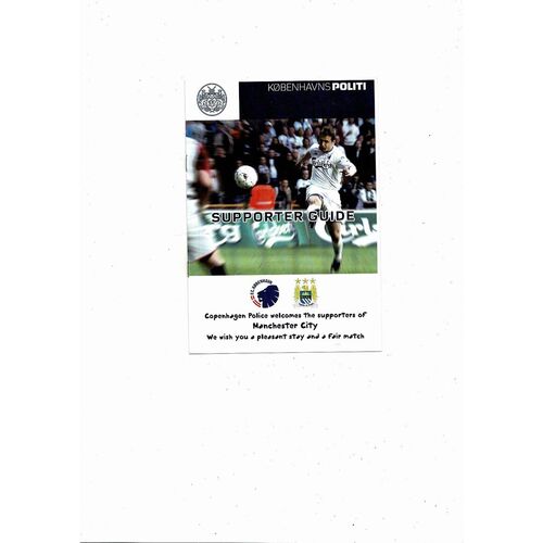 FC Copenhagen v Manchester City Copenhagen Police Guide 2008/09
