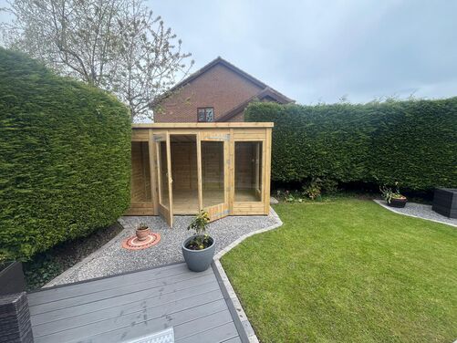 #SHP008 13x10 Pent Summer House