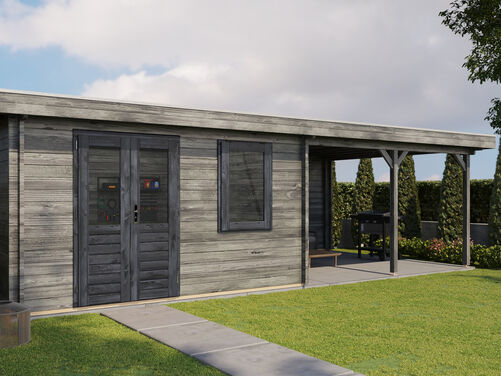 400cm x 400cm + 400cm Veranda