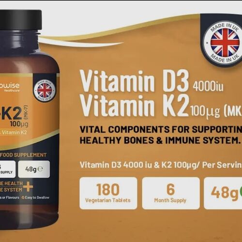 Prowise Vitamin D3+K2 4000IU (MK-7)