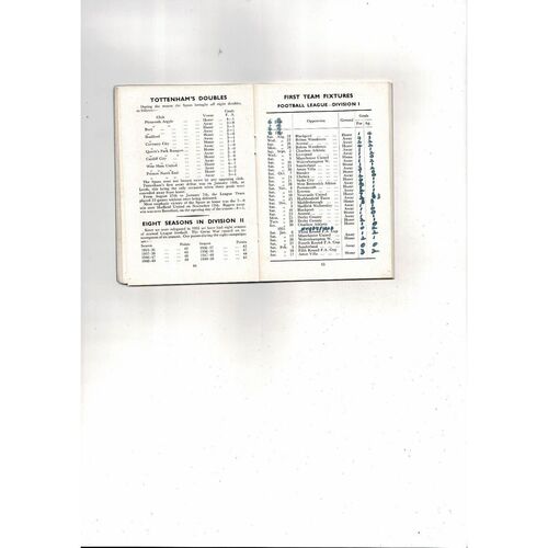 Tottenham Hotspur Football Handbook 1950/51