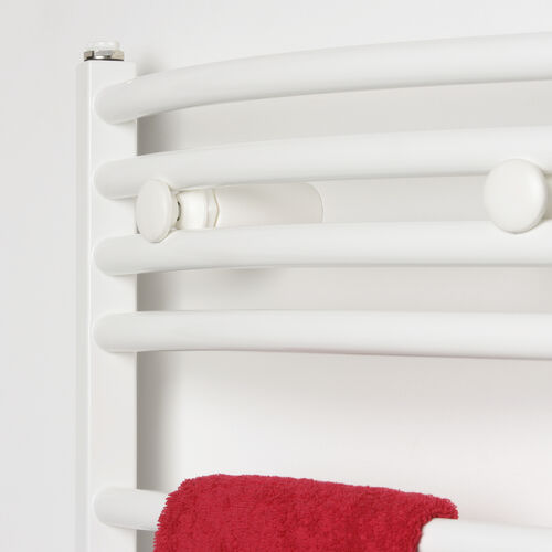 Curved Towel Rails WHITE & COLOURED