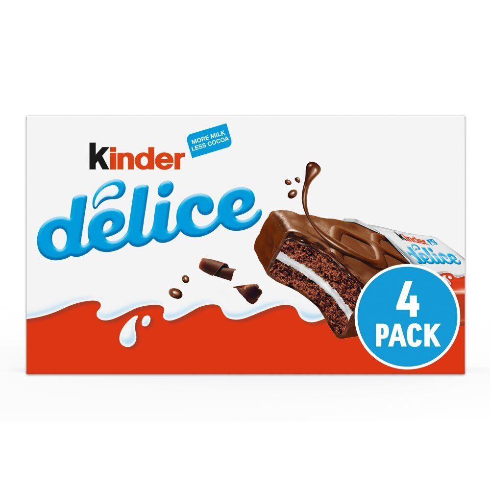 Kinder Delice Cake Bar 4pk