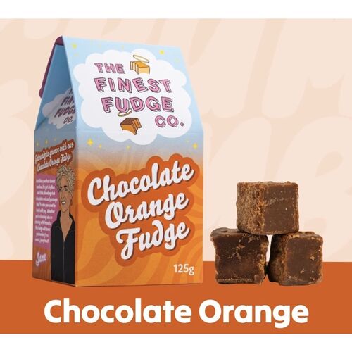 Finest Fudge Company Chocolate Orange Crumbly Fudge 125g