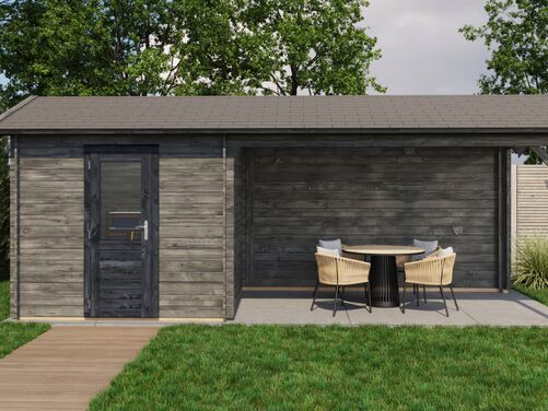 250cm x 250cm + 400cm Veranda