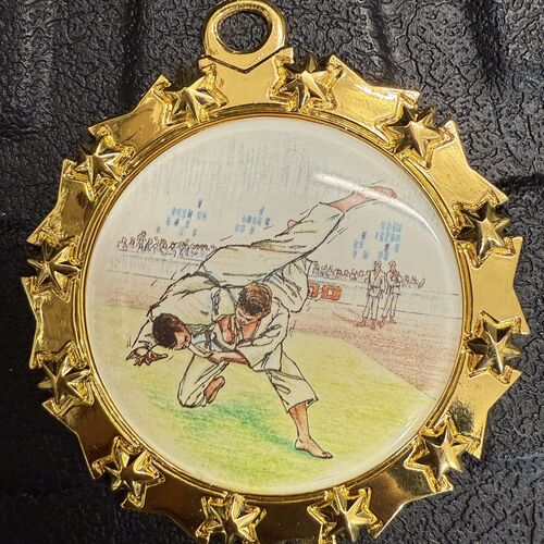 Martial Arts Medal Centre Holder 70mm