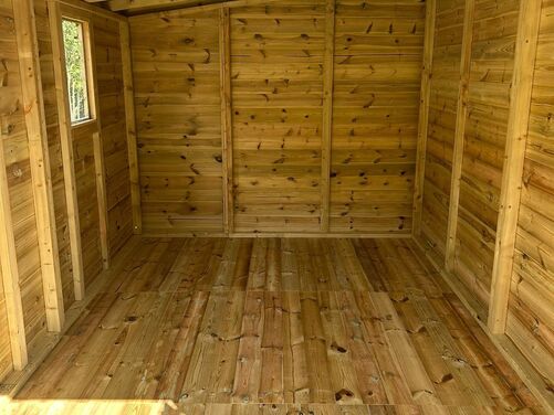 #P082 12x8 Pent Shed