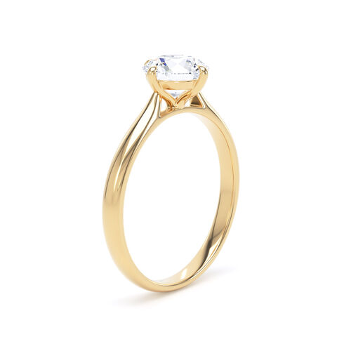 Round brilliant wanderlust solitaire