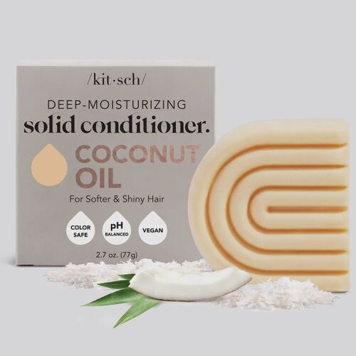 Kit-sch Coconut Repair Conditioner Bar/Mask for Dry Damaged Hair 4oz