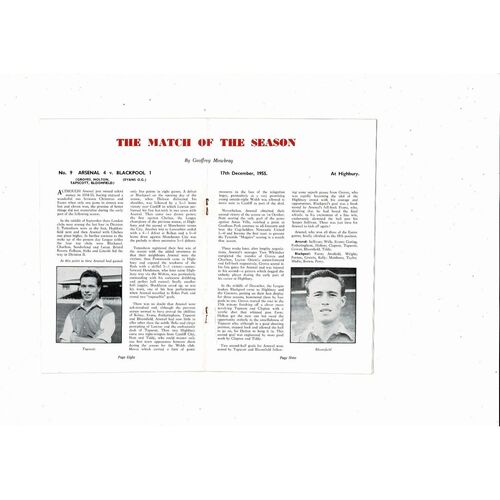 Arsenal Gunflash Magazine Vol 15 No. 158 April 1964
