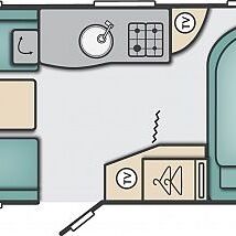 2014 Swift Elegance 580 Caravan 4 Berth - ALDE - Motor Mover - Solar
