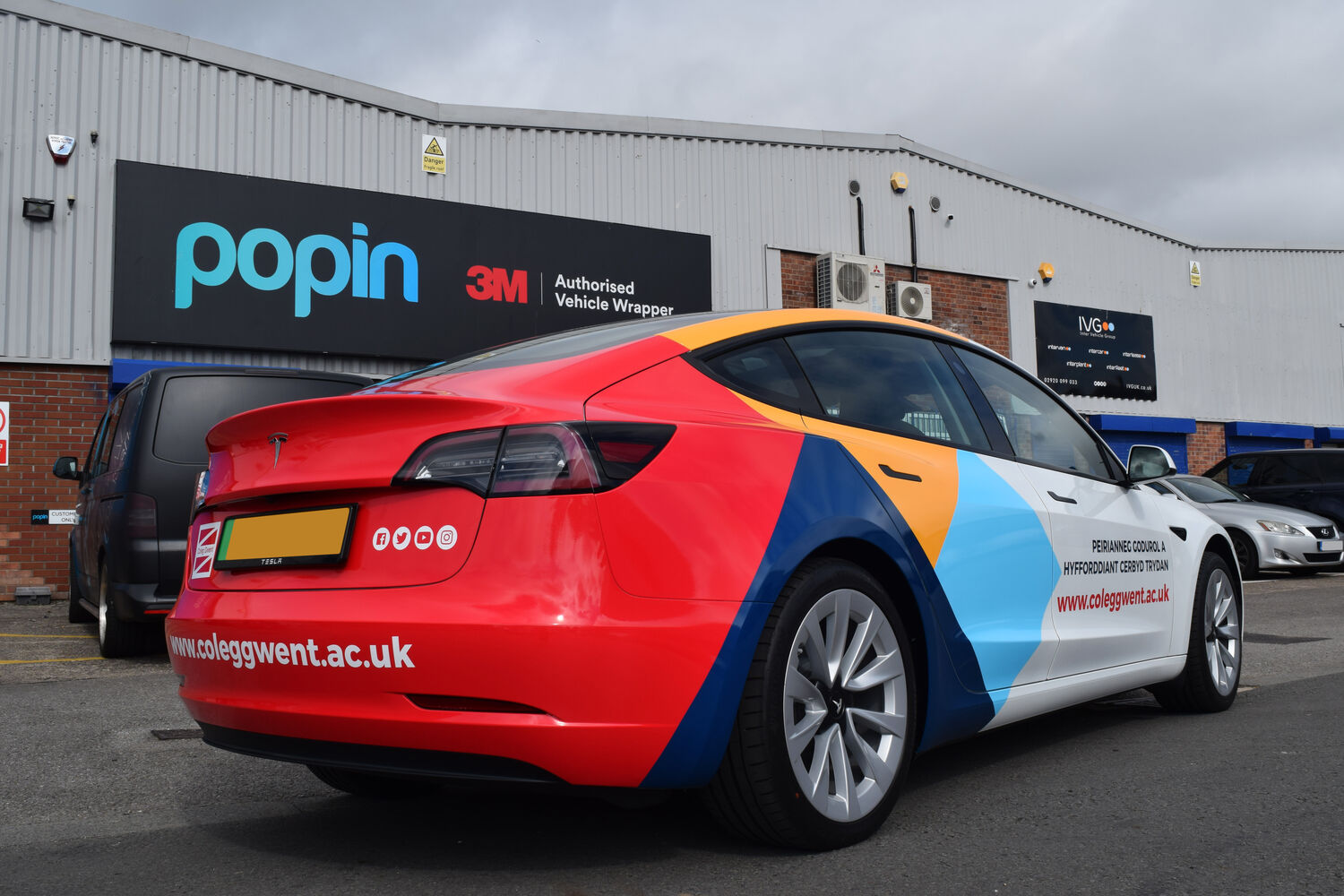 Coleg Gwent - Tesla Model 3