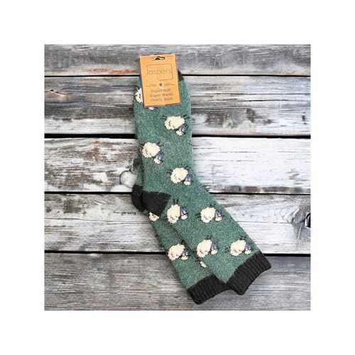 Jaspers Green Sheep Socks