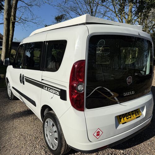 2015 (65)reg Fiat Doblo 1.6 M-Jet Camper Van - 1 Owner - 15222 miles