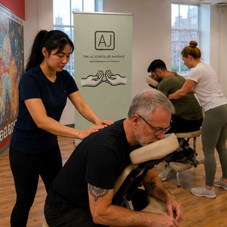 Chair Massage | The AJ School of Massage And Complementary Therapies
